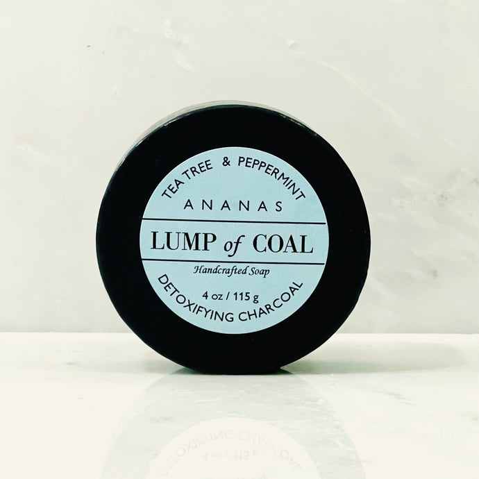 Lump of Coal Tea Tree & Peppermint Handcrafted Soap
