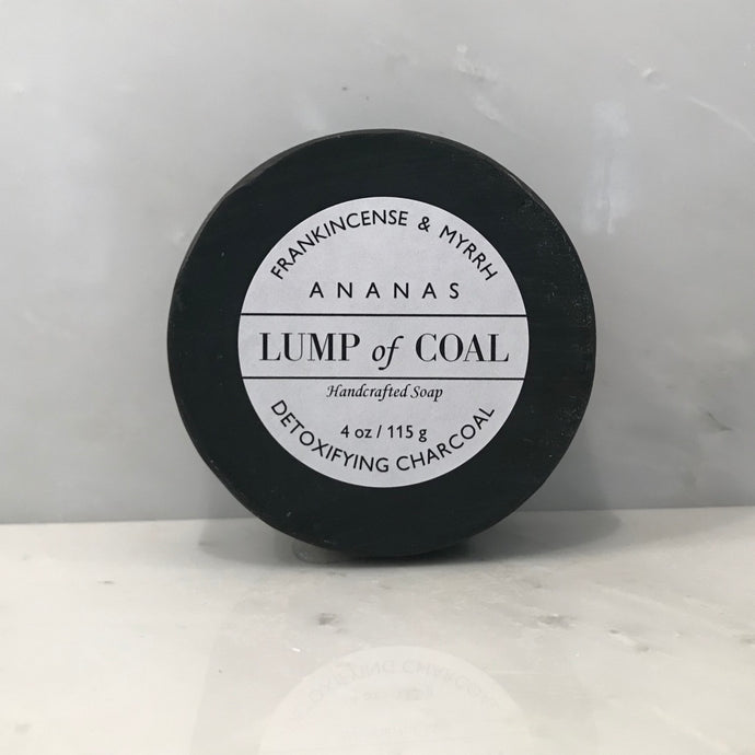 Lump of Coal Frankincense & Myrrh Handcrafted Soap